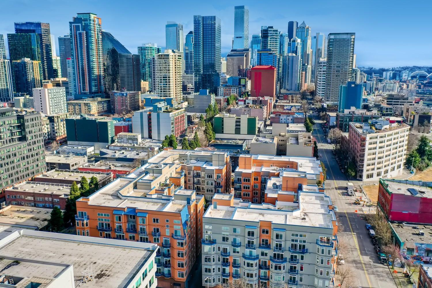 Space Needle Downtown Modern Top Story Penthouse Seattle Exterior photo