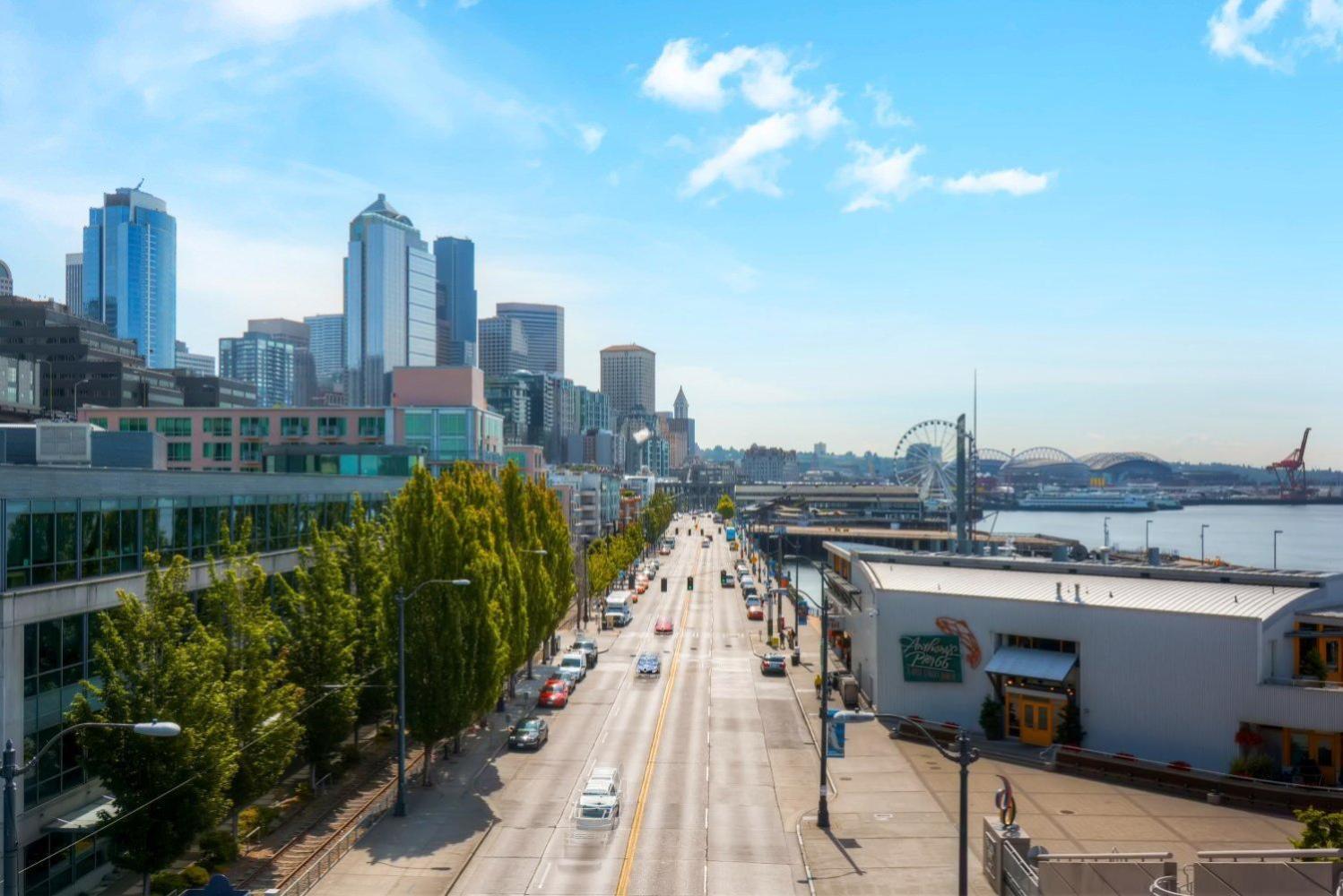 Space Needle Downtown Modern Top Story Penthouse Seattle Exterior photo